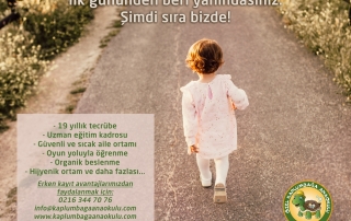 zel Kaplumbağa Anaokulu Çengelköy Erken Kayıt Avantajı
